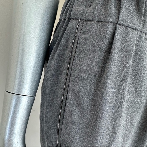 Brunello Cucinelli women wool pants size 6 US Retail 2250$ - Picture 3 of 11